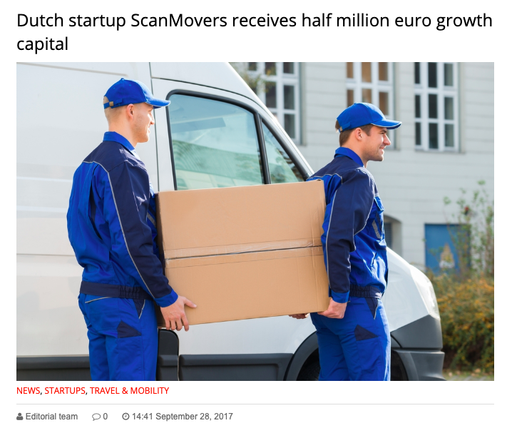 ScanMovers press release Silicon Canals